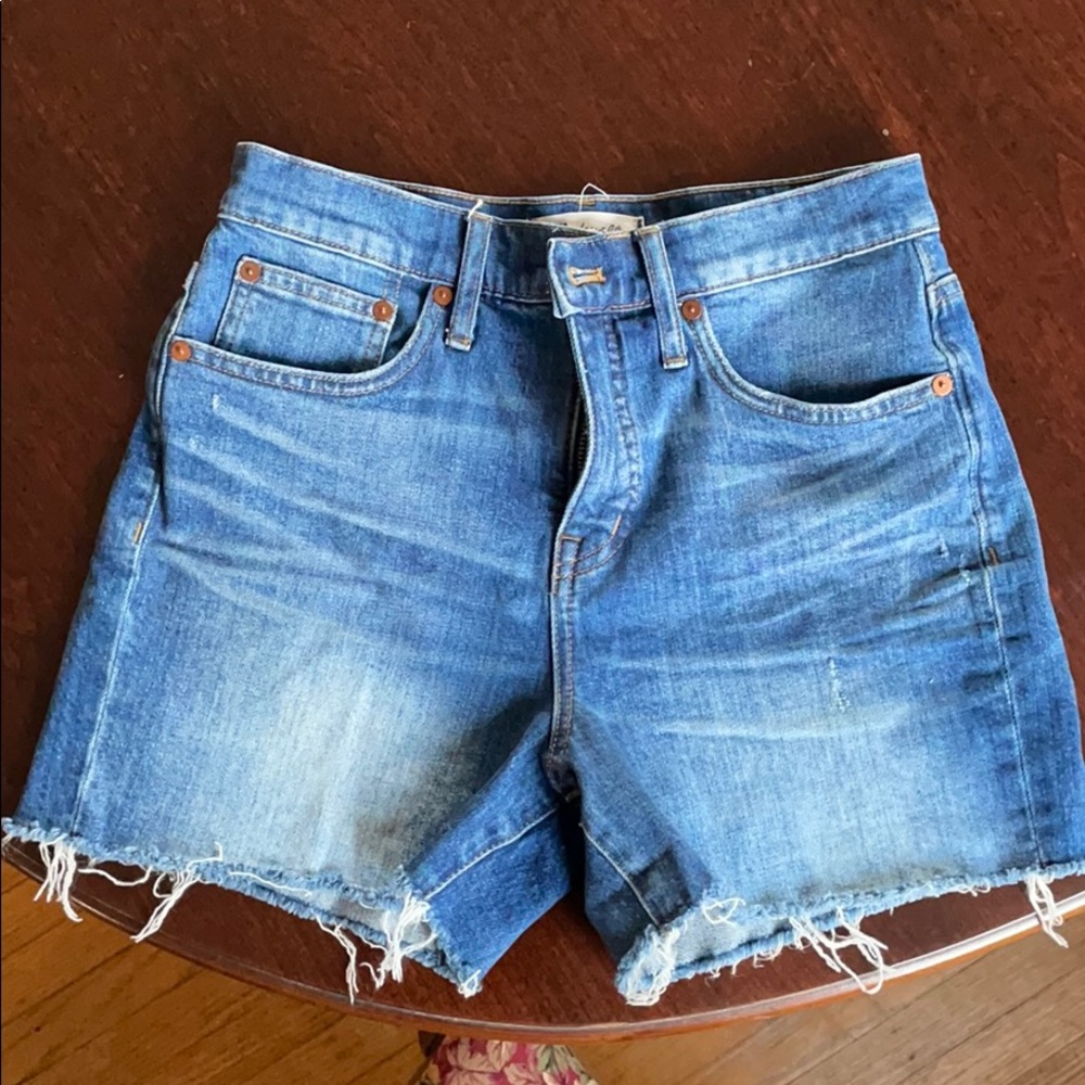 Madewell High Waisted Denim Shorts
